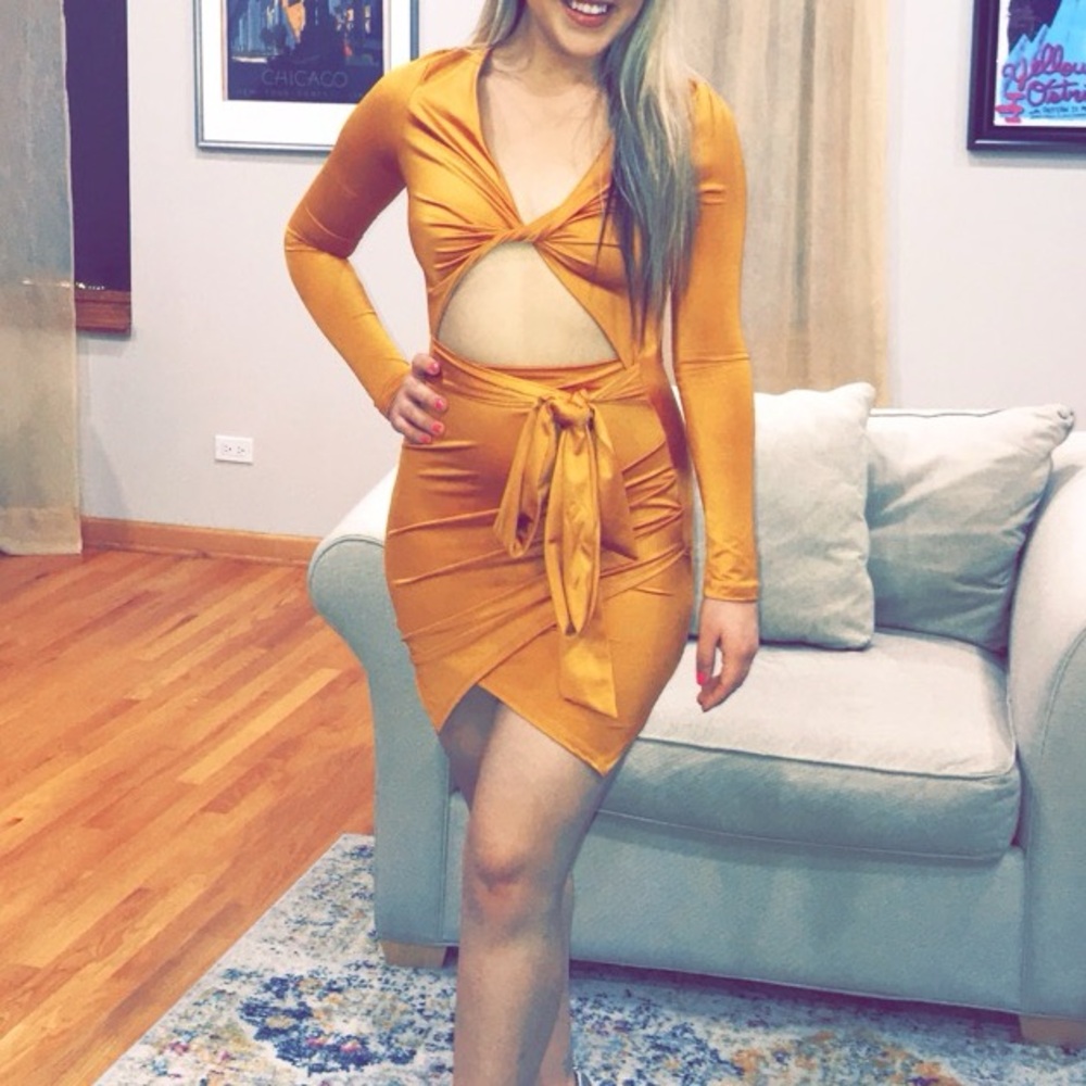 Gold Akira dress